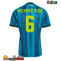 Camisa de Futebol Colômbia Richard Rios #6 Equipamento Secundário Mundo 2026 Manga Curta